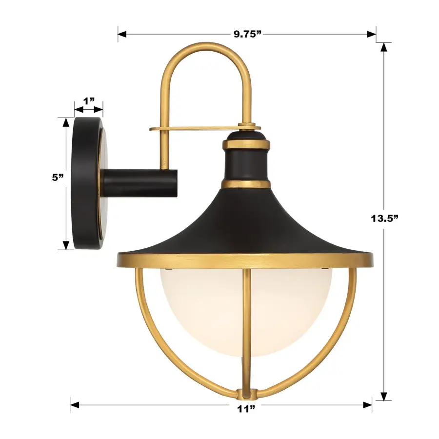 Atlas 9.75" Outdoor Sconce - Image 7
