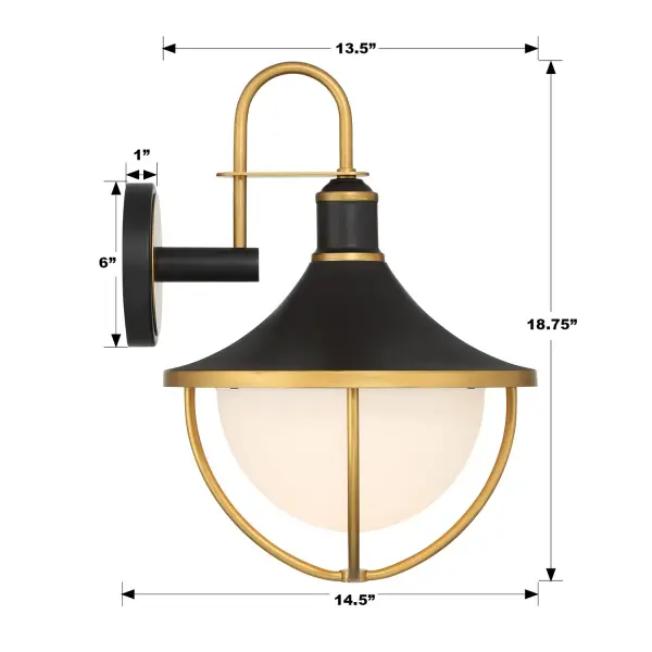 Atlas 13.5" Outdoor Sconce - Image 6