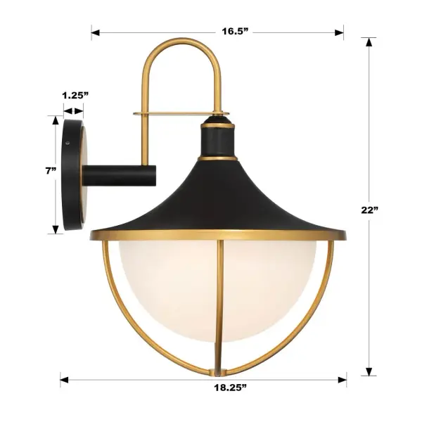Atlas 16.5" Outdoor Sconce - Image 5