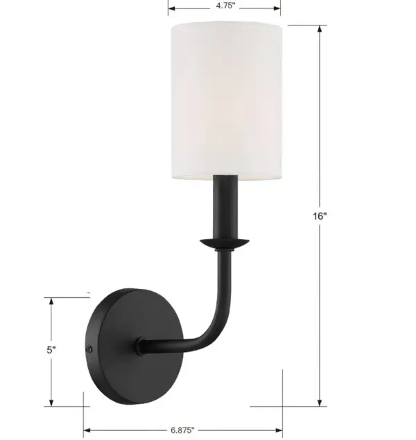 Bailey 4.75" Sconce in Aged Brass - Image 11