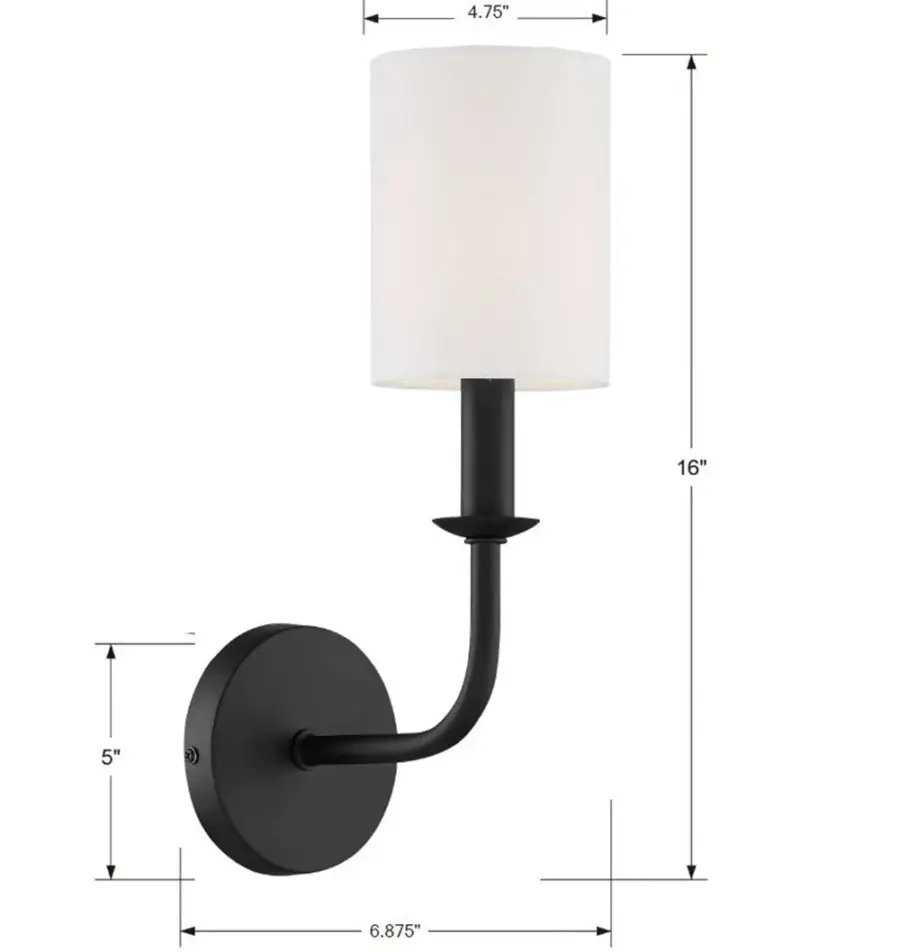 Bailey 4.75" Sconce in Aged Brass - Image 11