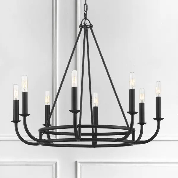 Bailey 28" Chandelier in Aged Brass - Image 15