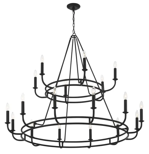 Bailey 48" Chandelier in Aged Brass - Image 8