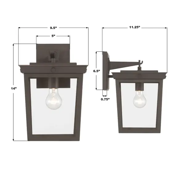 Belmont 9.5" Outdoor Sconce - Image 7