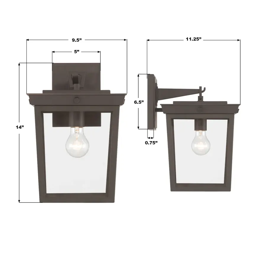 Belmont 9.5" Outdoor Sconce - Image 7