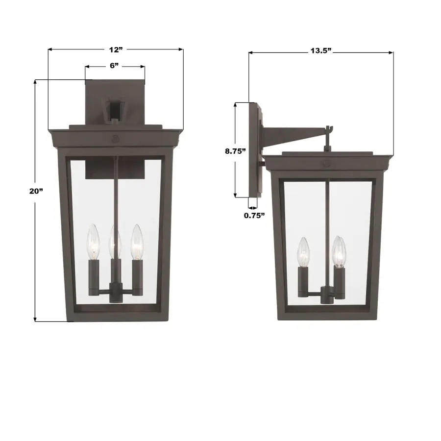 Belmont 12" Outdoor Sconce - Image 7