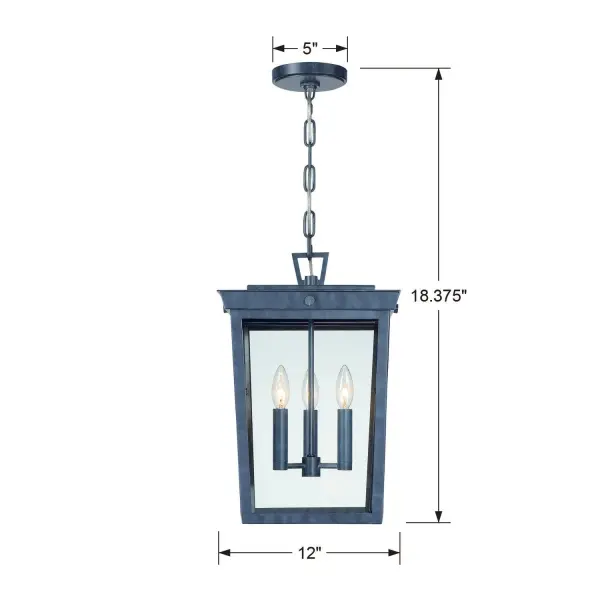 Belmont 12" Outdoor Pendant - Image 13