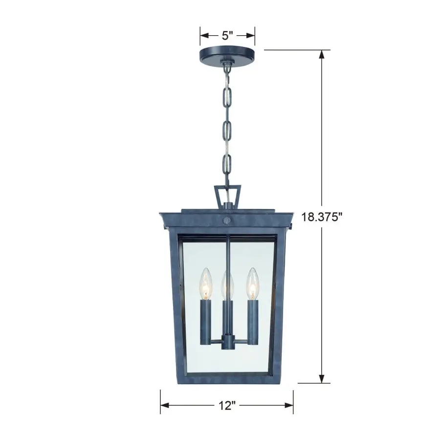 Belmont 12" Outdoor Pendant - Image 13