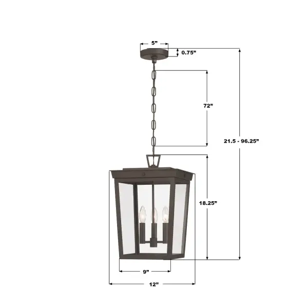 Belmont 12" Outdoor Pendant - Image 7
