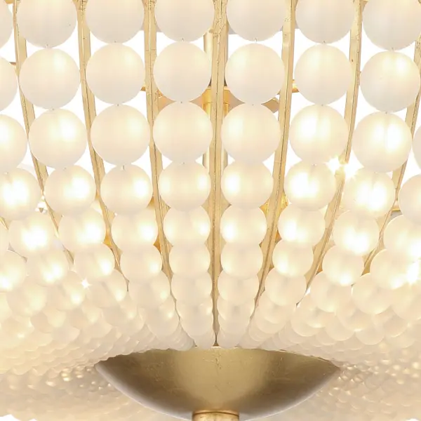 Bella 18" Semi Flush Mount in Antique Gold - Image 5