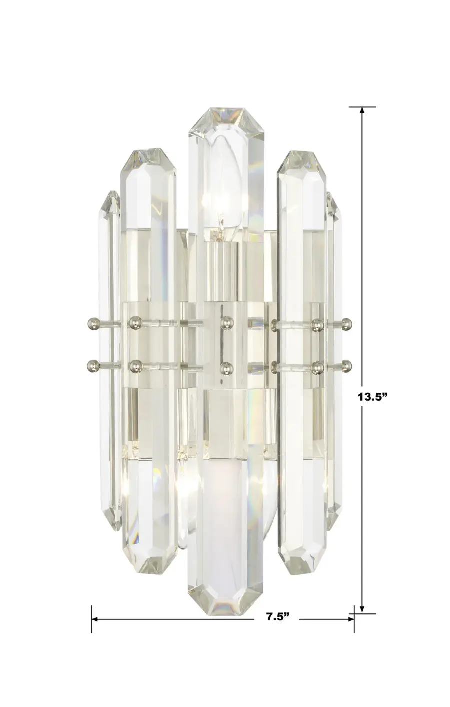Bolton 7.5" Crystal Sconce - Image 12