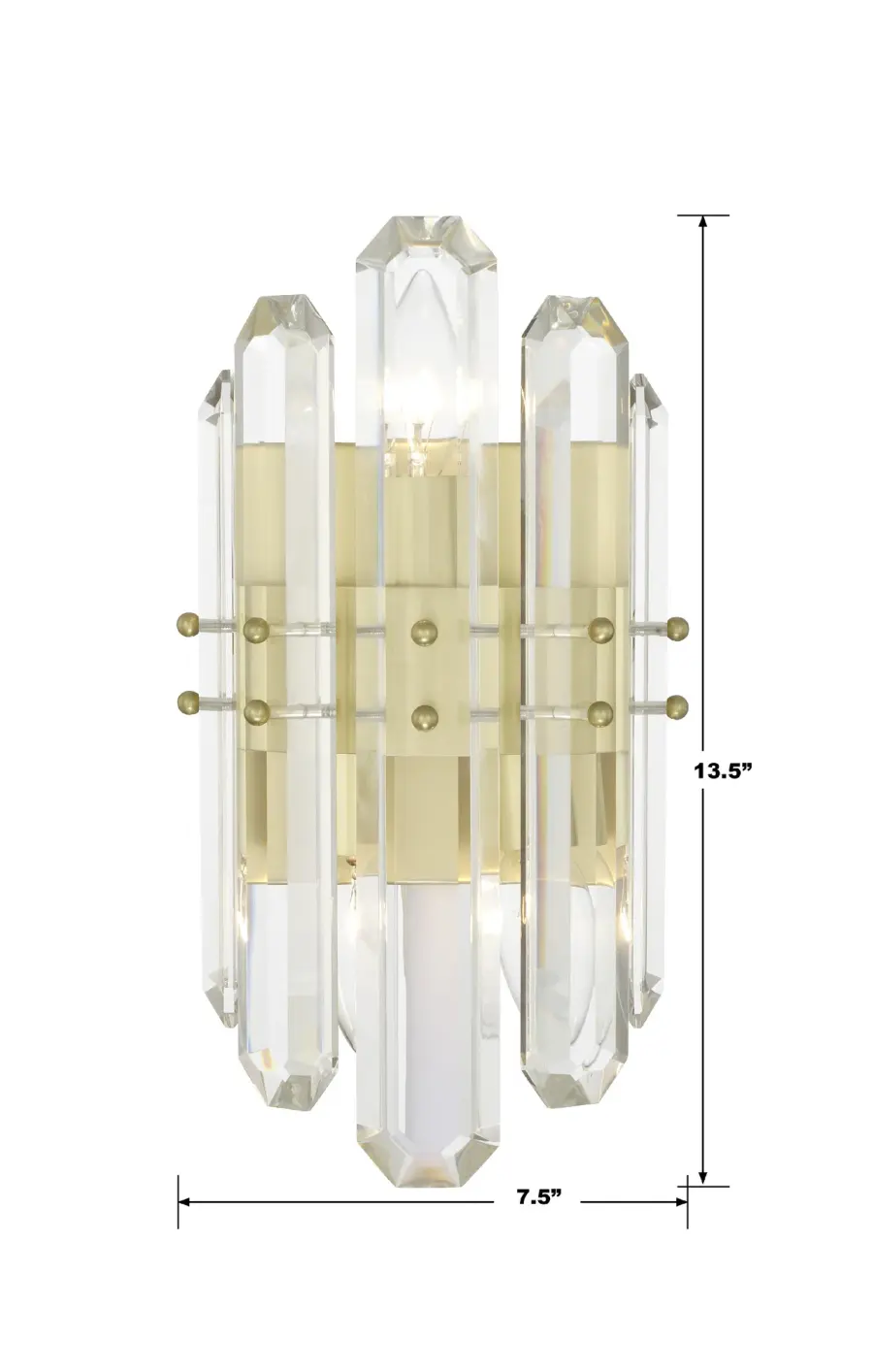 Bolton 7.5" Crystal Sconce - Image 5