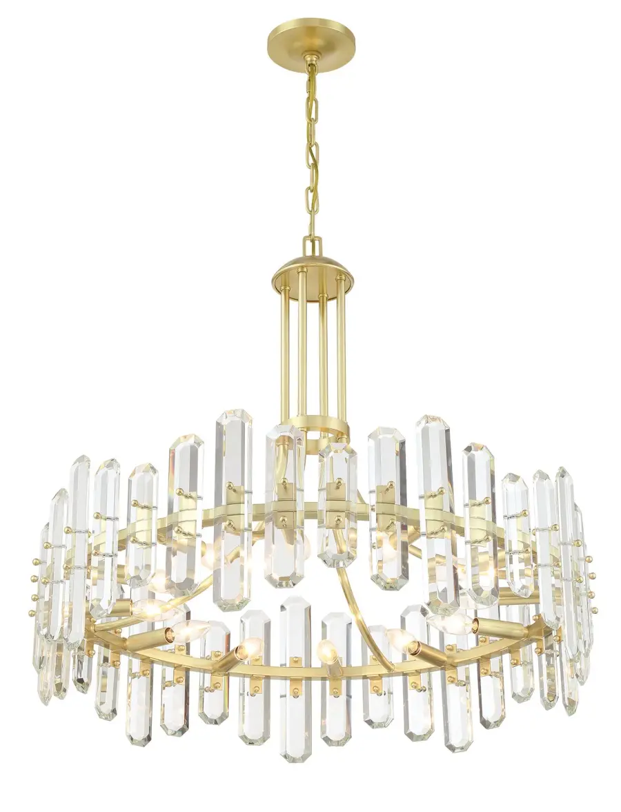 Bolton 31" Crystal Chandelier - Image 3