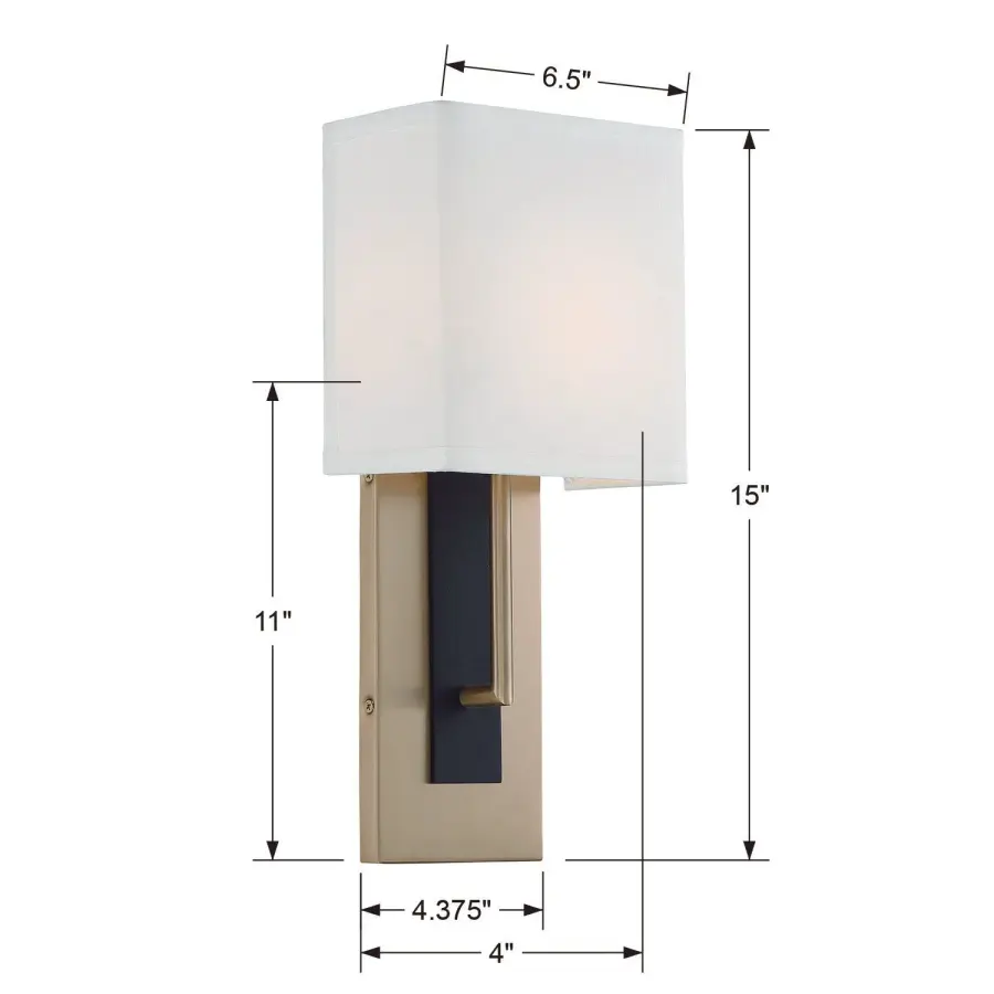 Brent 6.5" Wall Sconce in Polished Nickel - Image 14