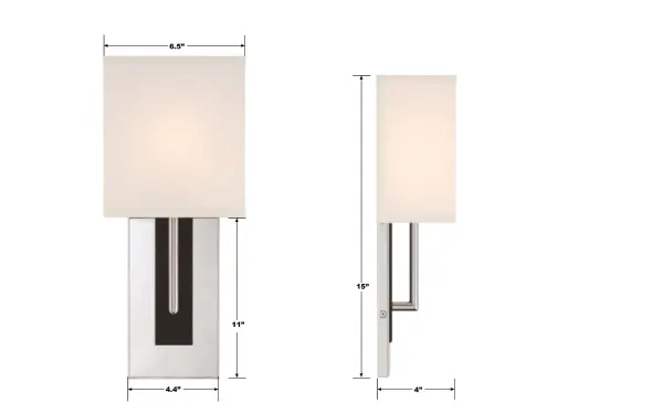 Brent 6.5" Wall Sconce in Polished Nickel - Image 29