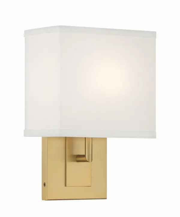 Brent 7" Wall Sconce in Black Forged - Image 1