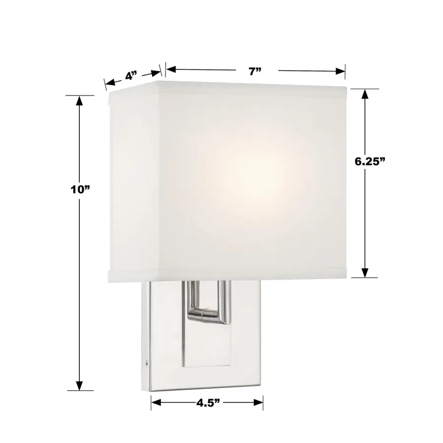 Brent 7" Wall Sconce in Black Forged - Image 19