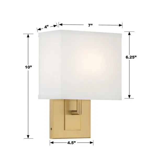 Brent 7" Wall Sconce in Black Forged - Image 5