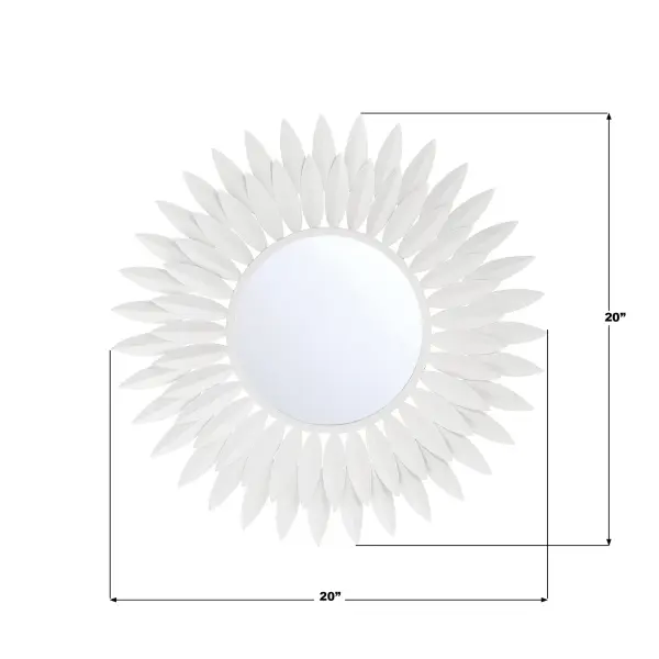 Broche 20" Sunburst Mirror in Antique Gold - Image 15