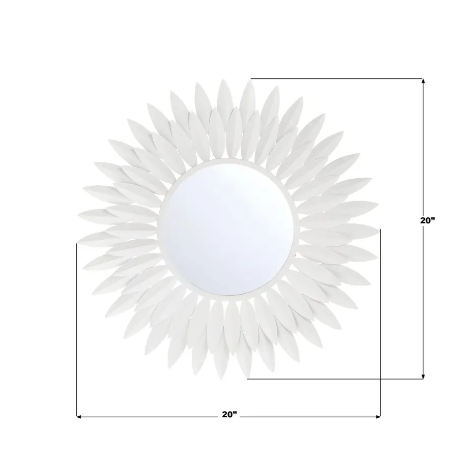 Broche 20" Sunburst Mirror in Antique Gold - Image 15