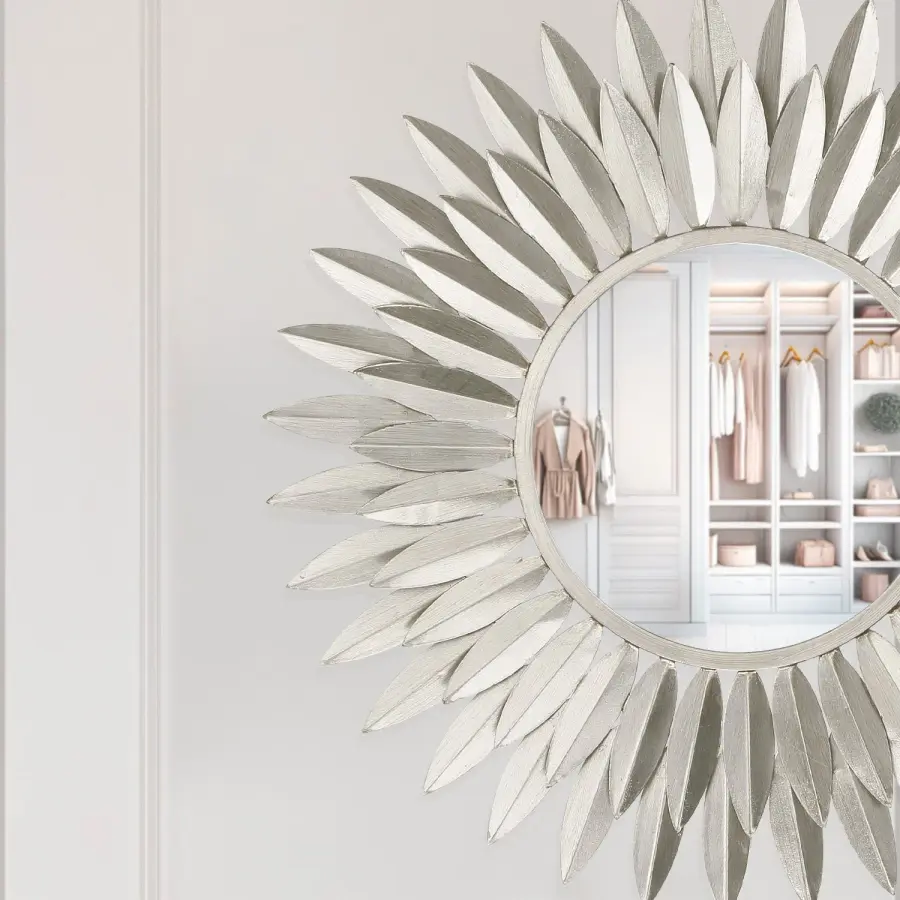 Broche 20" Sunburst Mirror in Antique Gold - Image 22