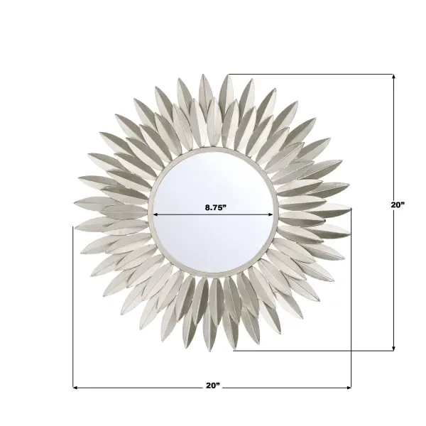 Broche 20" Sunburst Mirror in Antique Gold - Image 23