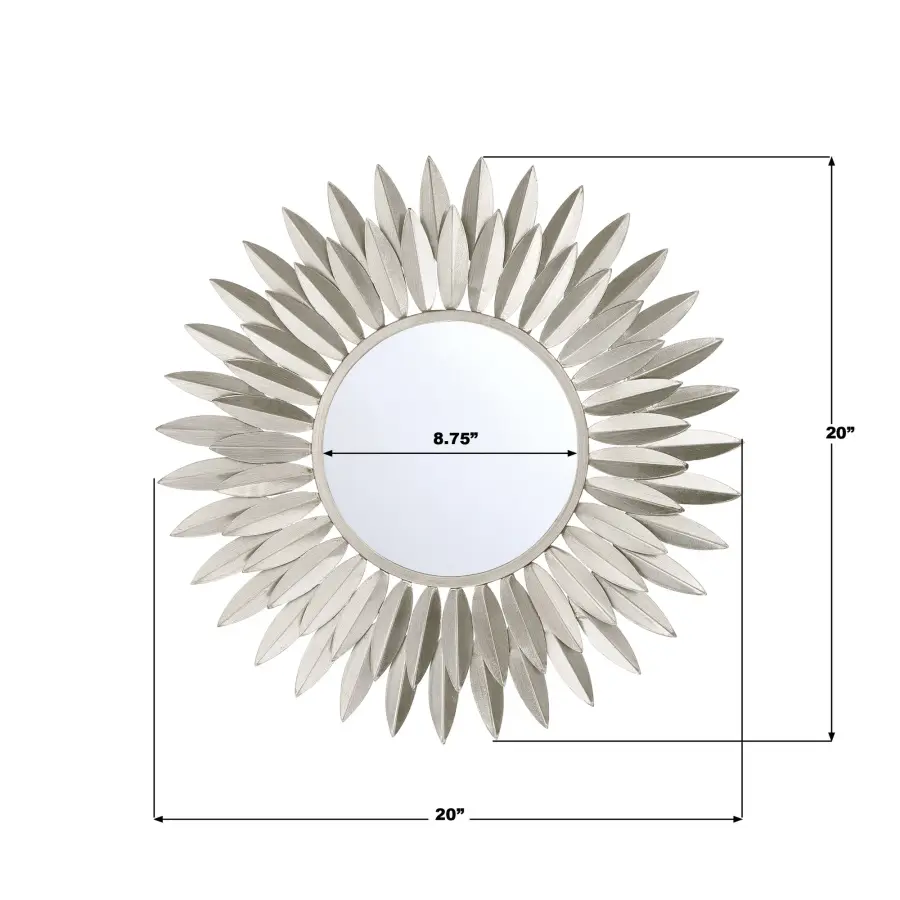 Broche 20" Sunburst Mirror in Antique Gold - Image 23