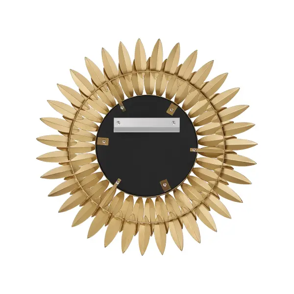 Broche 20" Sunburst Mirror in Antique Gold - Image 4