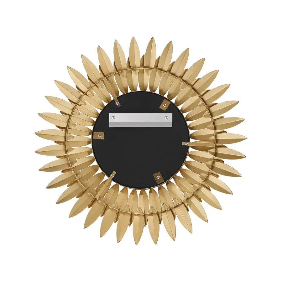 Broche 20" Sunburst Mirror in Antique Gold - Image 4