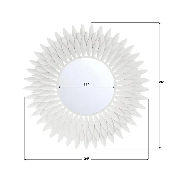 Broche 24" Sunburst Mirror in Antique Gold - Image 15