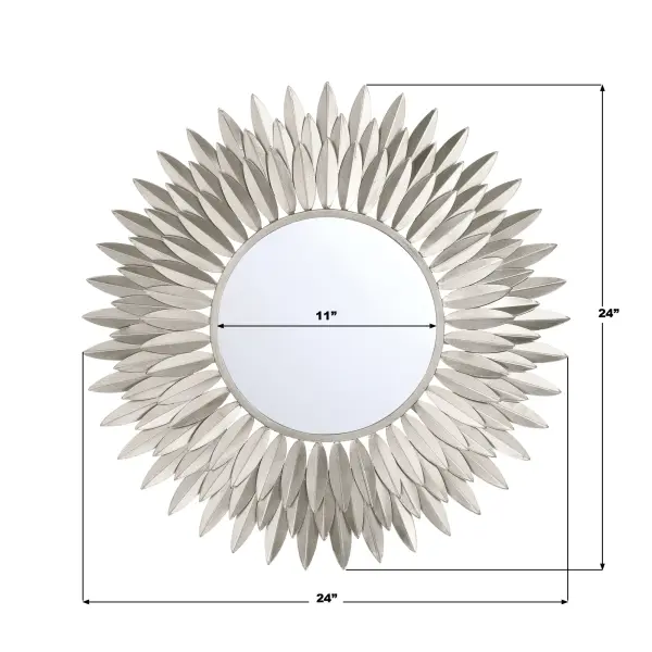 Broche 24" Sunburst Mirror in Antique Gold - Image 23