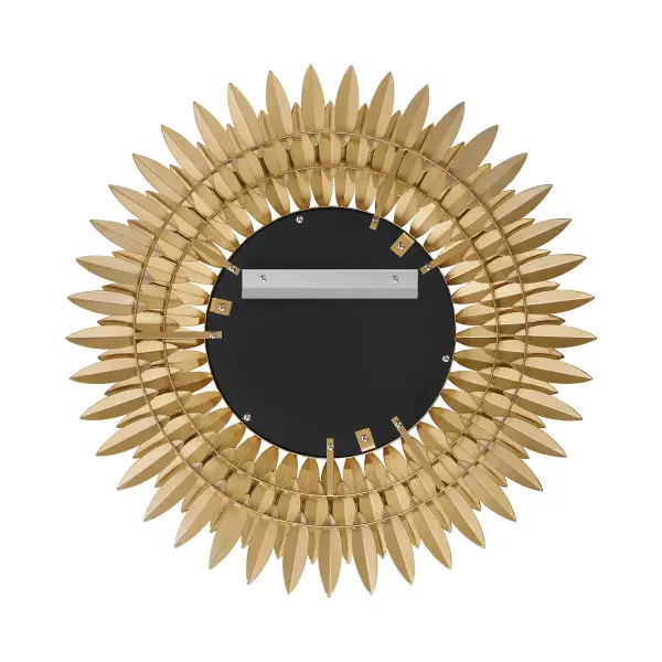 Broche 24" Sunburst Mirror in Antique Gold - Image 4