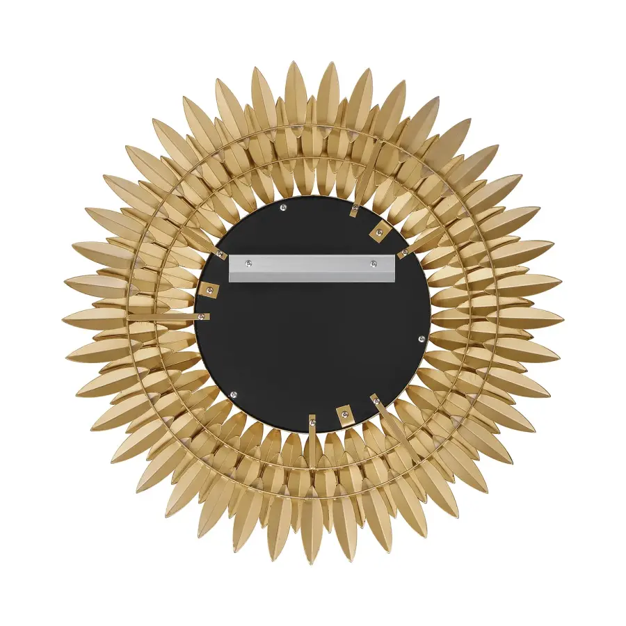 Broche 24" Sunburst Mirror in Antique Gold - Image 4