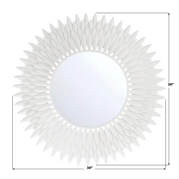 Broche 30" Sunburst Mirror in Antique Gold - Image 15