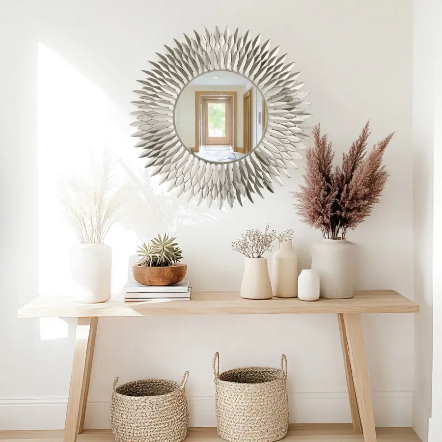 Broche 30" Sunburst Mirror in Antique Gold - Image 22