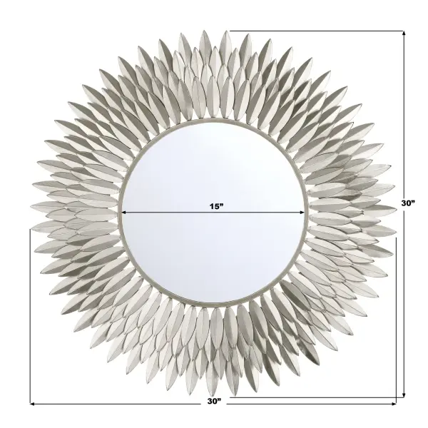Broche 30" Sunburst Mirror in Antique Gold - Image 23