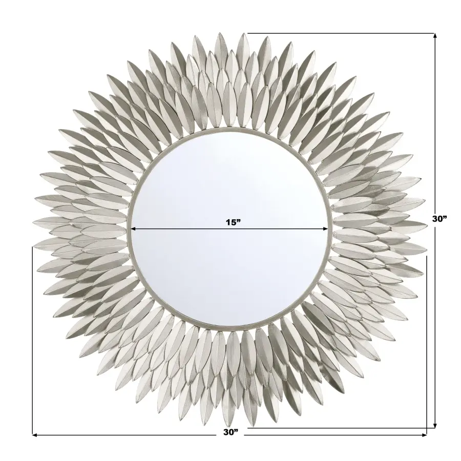 Broche 30" Sunburst Mirror in Antique Gold - Image 23