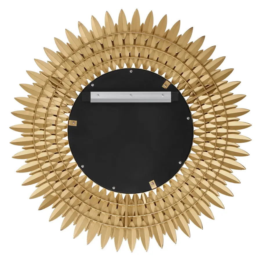Broche 30" Sunburst Mirror in Antique Gold - Image 4