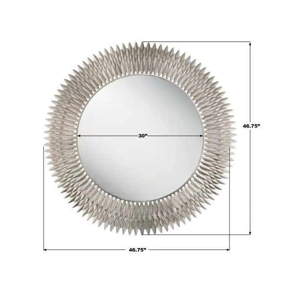 Broche 46.75" Sunburst Mirror in Antique Gold - Image 23
