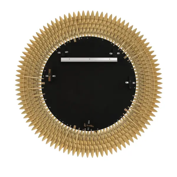 Broche 46.75" Sunburst Mirror in Antique Gold - Image 5
