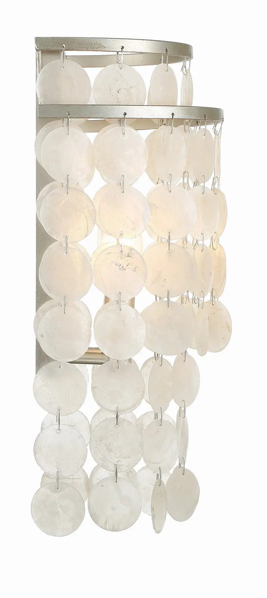 Brielle 9" Sconce in Antique Silver - Image 2