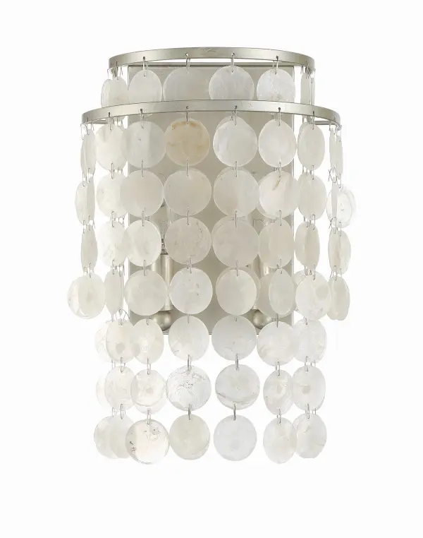 Brielle 9" Sconce in Antique Silver - Image 4