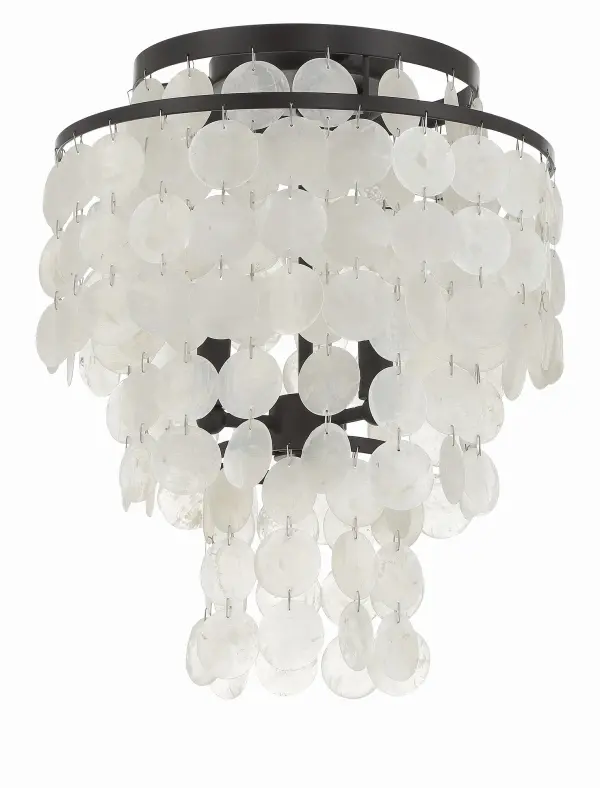 Brielle 13" Flush Mount in Dark Bronze - Image 2
