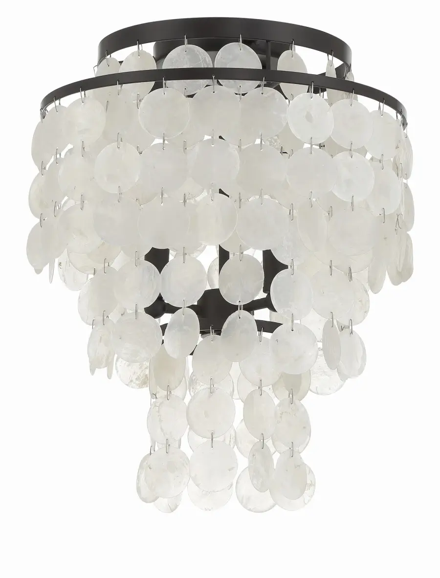 Brielle 13" Flush Mount in Dark Bronze - Image 2