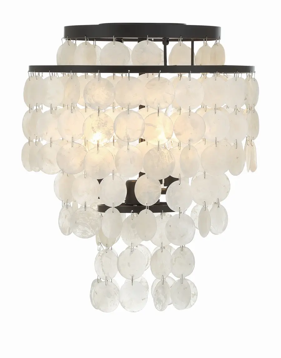 Brielle 13" Flush Mount in Dark Bronze - Image 3