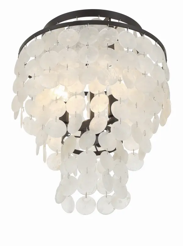 Brielle 13" Flush Mount in Dark Bronze - Image 4