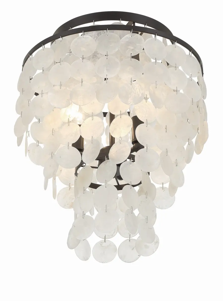 Brielle 13" Flush Mount in Dark Bronze - Image 4