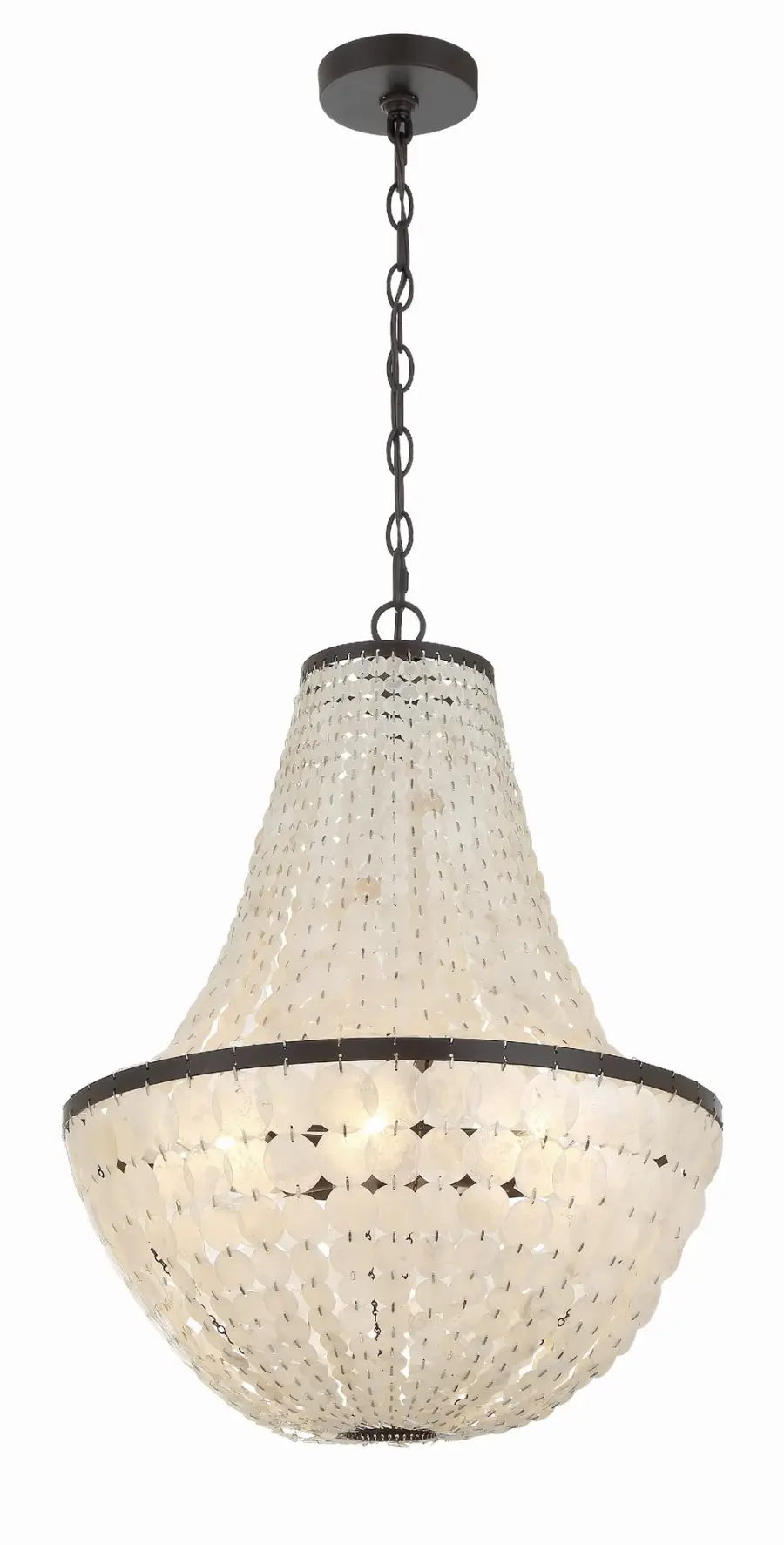 Brielle 18" Chandelier in Dark Bronze - Image 1