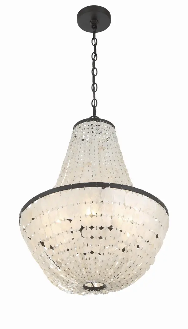 Brielle 18" Chandelier in Dark Bronze - Image 4