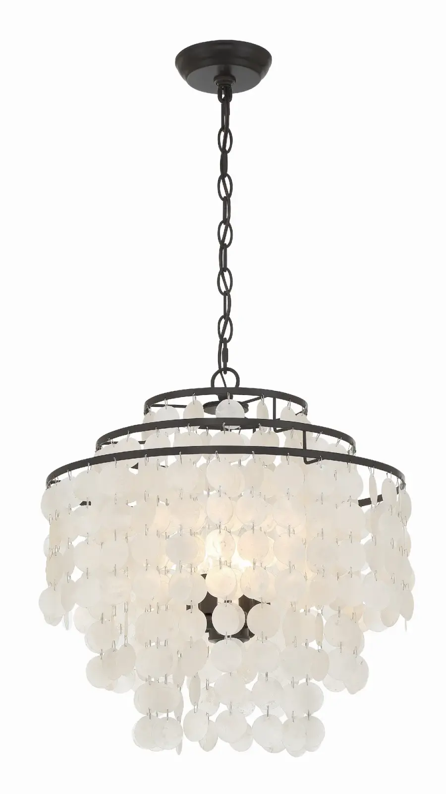 Brielle 18" Chandelier in Dark Bronze - Image 1